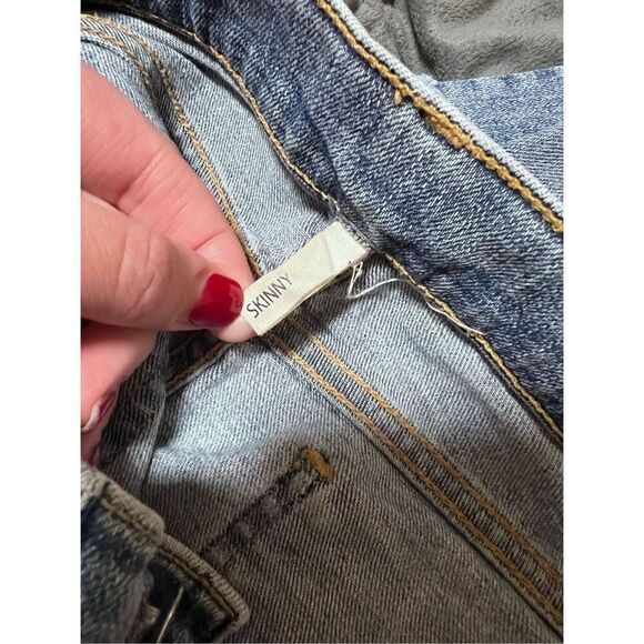 Rag & Bone Distressed Skinny Jean Denim Size 25 - Picture 10 of 15